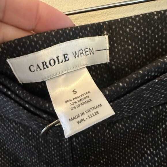 Carole Wren Pants Sz Small Grey Super Supper Soft Flared Pleated Trousers NWT - Picture 8 of 9